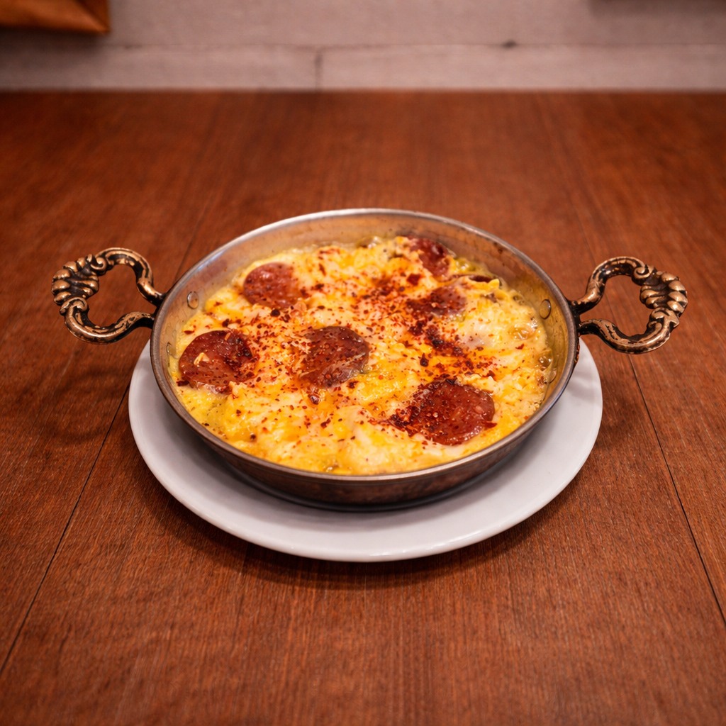 Eggs with Sujuk